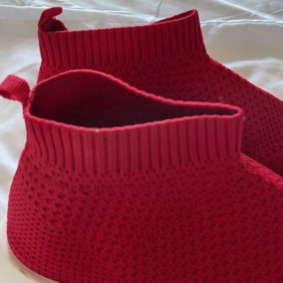 (ZARA) WOMEN • sock shoes - Picture 6 of 7